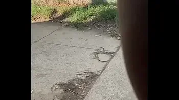 Black prostitute shows us her sexy body