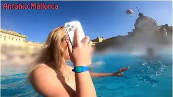 Antonio Mallorca And Chloe Chevalier - Fucking A Slutty French Teen 18+ In Thermal Bath Of Budapest