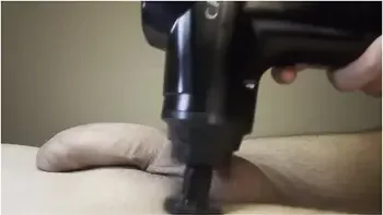Wellness With The Massage Gun For My Uncircumcised Flaccid Cock - Luce Avery
