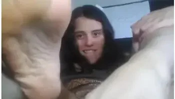 Camgirl Loves Her Big Feet Soles! She Touches Her Sexy Foot & Has So Much Pleasure She