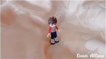 Giant Goddess Demands Worship And Sacrifice From Tiny Man