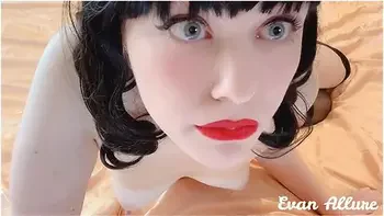 Red Lips, Long Tongue And Teeth Tease And Denial