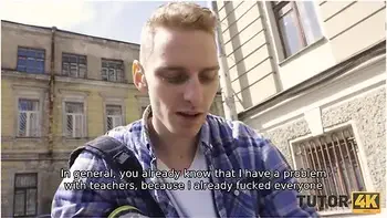 Fake English Got The Best And Most Pleasant Lesson In Her Life With Silvia Warm And Martin Spell