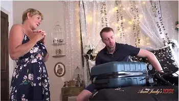 Judys Xxx - Busty Mature Stepmom Mrs. Molly Gets A Facial From Her Stepson - Aunt Judys