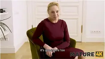 Admirable Twosome Of Guy And His Mature Maid By The Fireplace