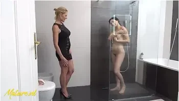 Mia Navarro And Molly Maracas - Naughty Stepmom Joins Her Stepdaughter In The Shower