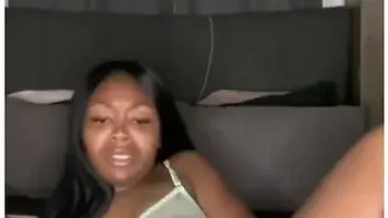 Black Girl Touching Herself Pt.2