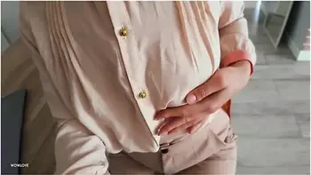 Bossy Stepmom Caught Her Stepson With A Boner While She Was Working