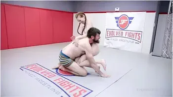 Erin Everheart Vs Chris Epic - Sexy , Tall , Slim Erin Provides A Challenge