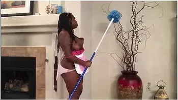 Sexy French Maid Striptease For Adamsangels