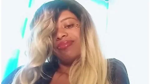 With Blonde Wig Needs To Be Fucked