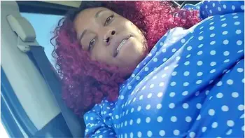 Thick Ebony Milf Public Pussy Play In Parking Lot