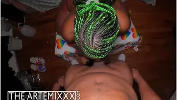 Rubii Thunda Fucks Her First Pornstar - The Artemixxx