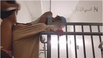 She Traded Me A Blowjob For Backshots. Snuck A Quickie In The Stairwell