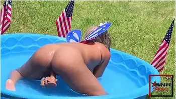 Nina Rivera Makes Fireworks In The Backyard (subscribe Now!!)