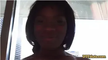 Tiny Tits Petite Ebony Babe Ana Foxxx Bathtub Tease And Hotel Room Sex