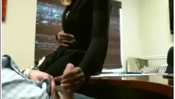 Interview Dickflash Handjob