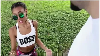 Ebony Bounces On A Stiff Big Cock