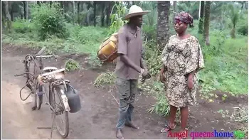 Some Where In Africa ,the Yoruba House Wife Bbw Caught Fucking By The Village Palm Wine Tapper On Her Way To Market, He Convince Her Because Of His Palm Wine And Fucked Her Rough On The Road Side. (
