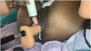 Creamy Ebony Slut Machine Play