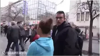 Gypsy Babe Is Having Steamy Sex In A Public Place And