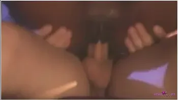 A Mysteruous Man Makes The Slender Ebony Cum Bouncing On His Shaft