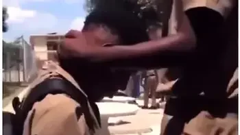 South African Boy teens 18+ Teasing Blowjob In School