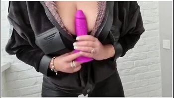 Sexy And Horny Bbw Mature Playing On Balcony With Dildo