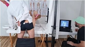 Gynecologist Performs Ultrasound On The Cuckolds Wife