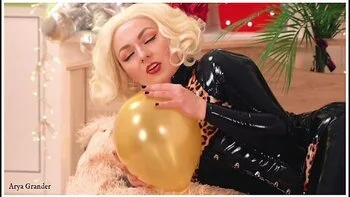 Airballoons Fetish Latex Rubber Video Free Porn With Arya Grander