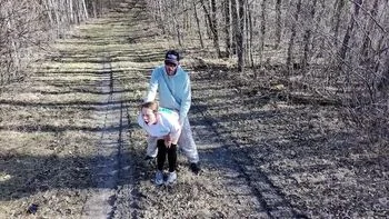 Mya Lane Outdoor Hardcore Fuck Drone Follows MILF Public Sex