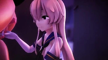 Japanese Hentai 3D Handjob in Bathroom with Panties and Hogtied Velvixian