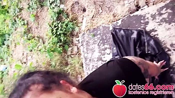 Risky Public Sex: BBW MILF Fucked Hard on Highway POV