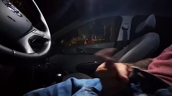 Brazilian Babe Fanny Squirting Intense Orgasm at Bus Stop - Car Fetish HD