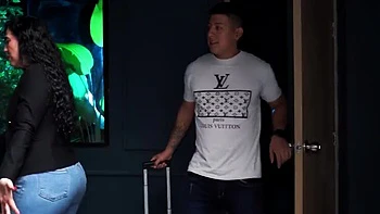 Hot Stepmom Sarah Black Fucks Stepson in Bed - Big Ass Latina MILF Gets Her Pussy Eaten