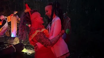 Freaky Clown Party with EdgesOfReality - Big Tits Outdoor Fetish Group Sex