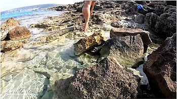 Extreme Public Fuck On The Beach! Horny Young Couple Lusttaste 4k