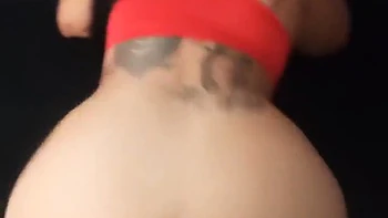 On All Fours With My Richly Tattooed Ass Latina Wife