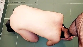 Step Mom Catches Son Jerking Off With Her Pantyhose On Head & Punishes Him Hard Part 2