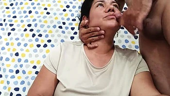 Valkyrieandluigy Deep Throat Swallow - Cum in Throat BDSM with Colombian Amputee