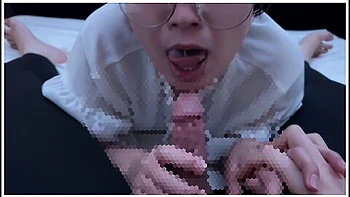 変態彼女出していいよ...精子欲しさにお願いして口いっはいにして飲みこんてこっくん Cum In Mouth Gokkun