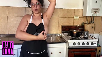 Apron Only Cooking Flan, Tits & Sweet Mess