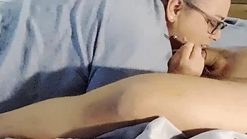 BBW MILF Ramblin Rows Gives Funny Blowjob in Homemade 4K