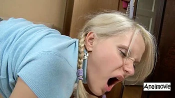 Karoll Retro Russian Pornstar Takes Markus Dupree's Huge Cock in Tight Ass - Hard Doggy Anal & Cum in Mouth - HD Teen Sex