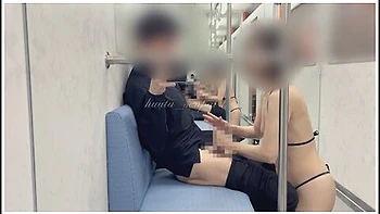 A Handsome Woman Seduced Me On The Train And Squeezed Me Plenty Twice