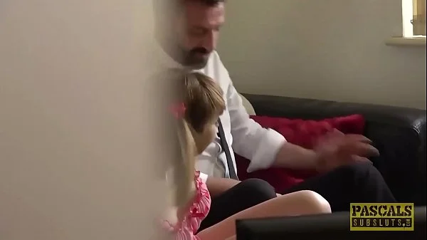 PASCALSSUBSLUTS - Petite Cherry English Analled and Fed Cum