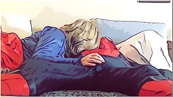 Granny Supergirl Sucks Spiderman