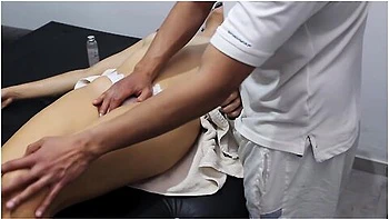 My Masseuse Made Me Squirt And Let His Cum In My Pussy