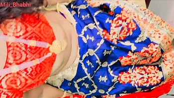 Desi Indian Stepmom Mili Bhabi Hardcore Fuck with Stepson's Huge BBC - Tight Pussy Doggy Style in Village