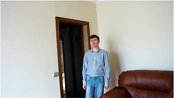 Russian Femdom Taught Licking And Spanked A Guy In A Chastity Belt!